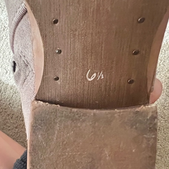 Smooth Grey Sam Edelman Booties (size 6.5) - Picture 6 of 7